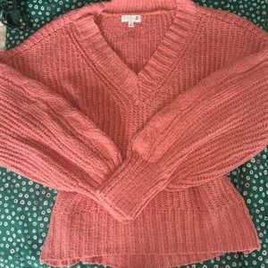 Pink Knit Sweater Size Small